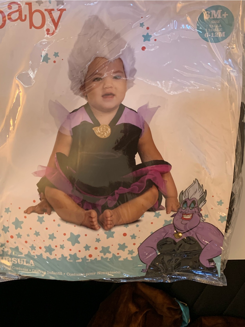 Disguise Purple and Black Baby Costume Dress